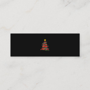 Carte De Visite Mini Pompier Camion Arbre de Noël Hommes Femmes