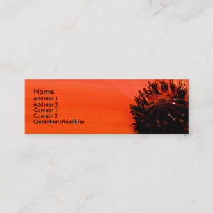 Carte De Visite Mini Poppy