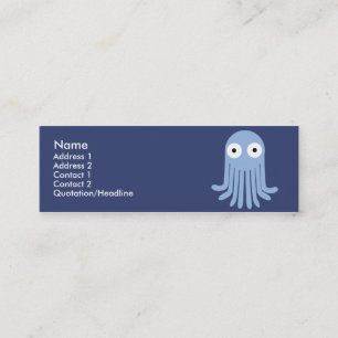 Carte De Visite Mini Poulpe - maigre