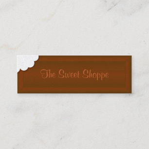Carte De Visite Mini Prenez une morsure de chocolat