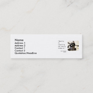 Carte De Visite Mini Présentez votre attitude !