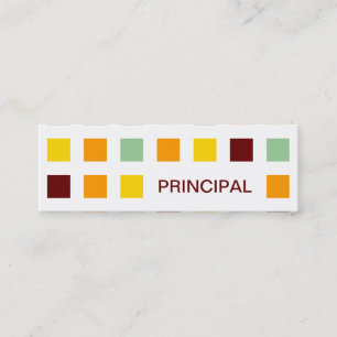 Carte De Visite Mini PRINCIPAL (carrés modernes)