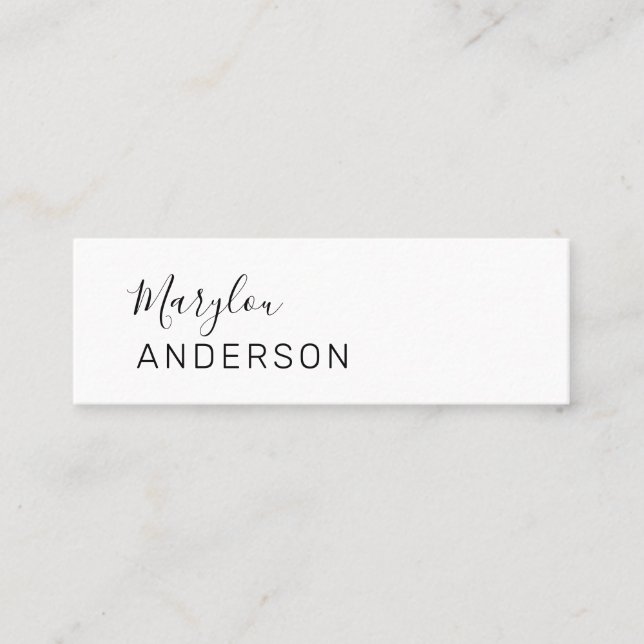 Carte De Visite Mini Professionnel - UNISEX (Devant)