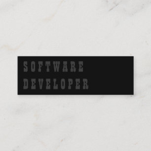 Carte De Visite Mini Programmateur de logiciel