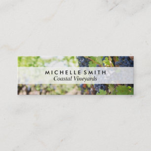Carte De Visite Mini Raisins   Vignoble