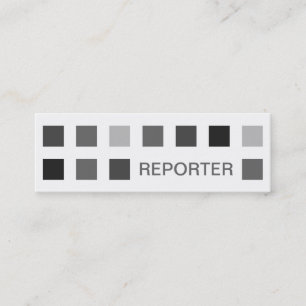 Carte De Visite Mini REPORTER (carrés modérés)