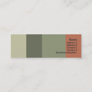 Carte De Visite Mini Restaurant italien - maigre