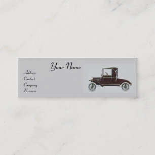 Carte De Visite Mini RETRO CARS 2- Réparations automobiles, automobile