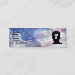 Carte De Visite Mini Rêve américain