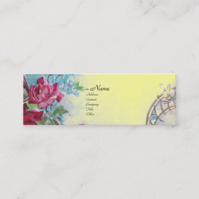 CARTE DE VISITE MINI ROMANTIQUE (Devant)
