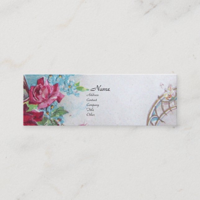 CARTE DE VISITE MINI ROMANTIQUE (Devant)