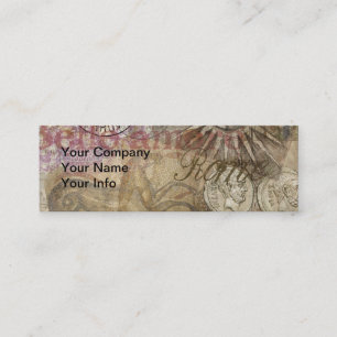 Carte De Visite Mini Rome Italy Travel Vacation