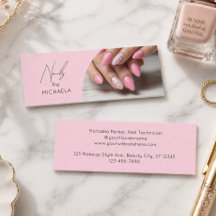 Salon de Nail Artiste Script Typographie Photo