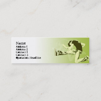Carte De Visite Mini Saut de guitare - maigre