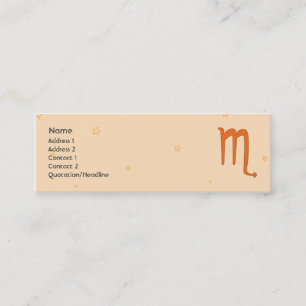 Carte De Visite Mini Scorpion - maigre