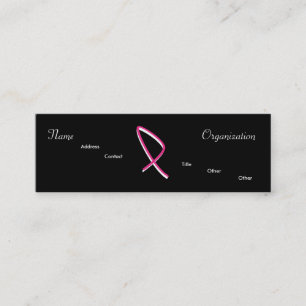 Carte De Visite Mini Sensibilisation au cancer du sein I