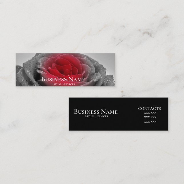 Carte De Visite Mini Services rituels (Devant / Derrière)