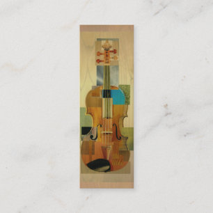 Carte De Visite Mini Signet composé de violon