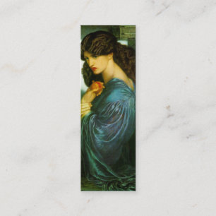 Carte De Visite Mini Signet de la Proserpine par Dante Gabriel Rossetti