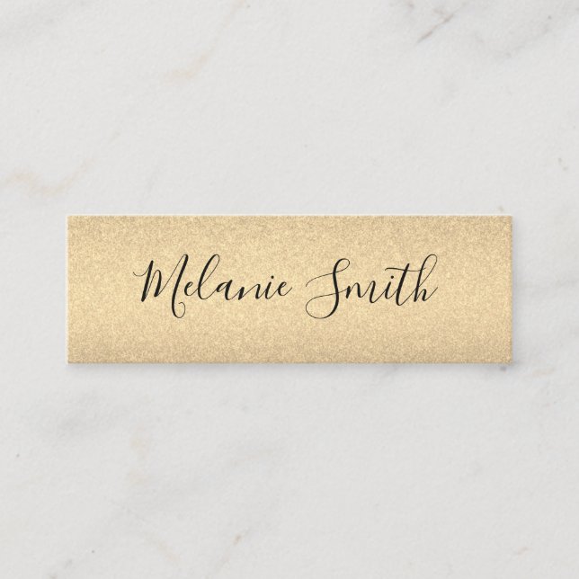 Carte De Visite Mini Simple Glamour (Devant)