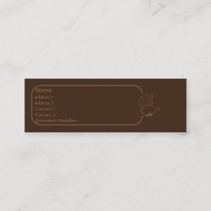 Carte De Visite Mini Singe - maigre