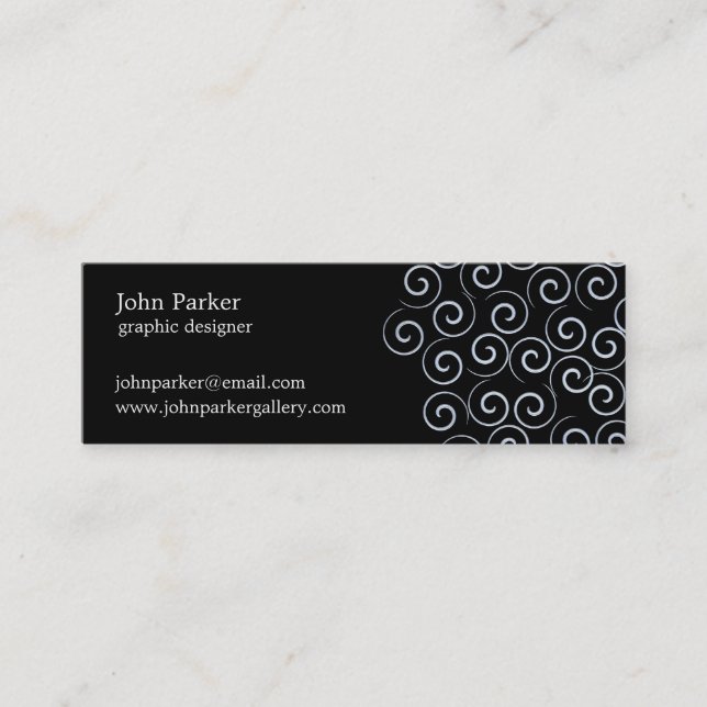 Carte De Visite Mini Spirales (Devant)