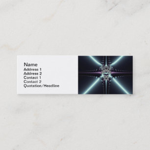 Carte De Visite Mini Star Bleue Art Abstrait