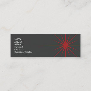 Carte De Visite Mini Star - Skinny