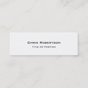 Carte De Visite Mini Style moderne tendance Charme professionnel
