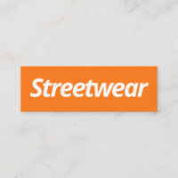 Style urbain de rue orange moderne