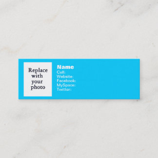 Carte De Visite Mini Suivez-moi ! Gazouillement 2