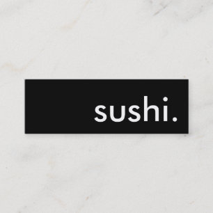 Carte De Visite Mini sushi.