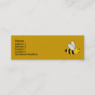 Carte De Visite Mini Sweet As Honey Card