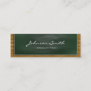 Carte De Visite Mini Tableau noir cool - Enseignant scolaire