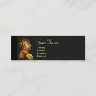 CARTE DE VISITE MINI TERRE / ALLÉGATION AVEC MONOGRAMME DES ANIMAUX SAU