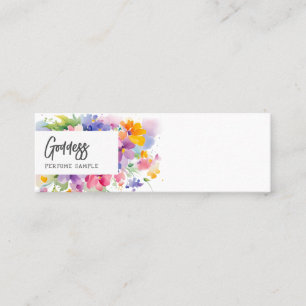 Carte De Visite Mini Testeur de parfum brillant Floral