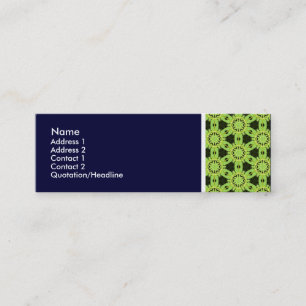 Carte De Visite Mini Tone Texture - Terrazzo Motif 2010 - Deep Navy