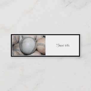 Carte De Visite Mini Top Baseball