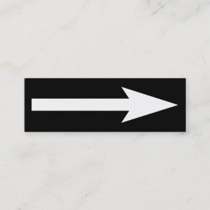 Carte De Visite Mini Tout le point - noir et blanc