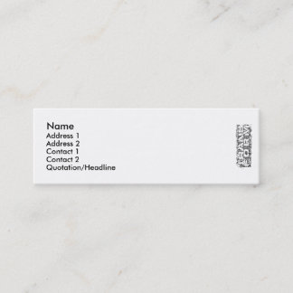 Carte De Visite Mini Transformez