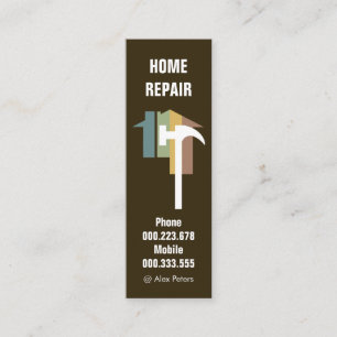 Carte De Visite Mini Travaux en cours Construction Handyman