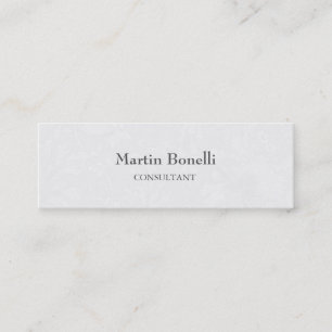 Carte De Visite Mini Unique Classique Floral Damask Slim