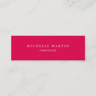 Carte De Visite Mini Unique feminine privé exclusif rose spéciale