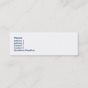 CARTE DE VISITE MINI USA