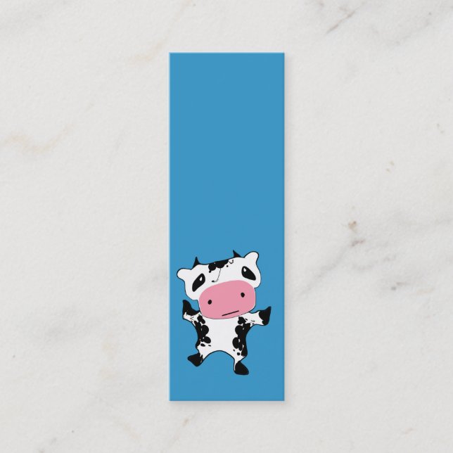 Carte De Visite Mini Vache Cute Kawaii (Devant)