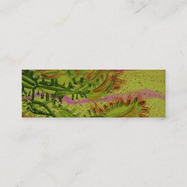 Carte De Visite Mini "Vent du désert" (Devant)