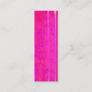 Carte De Visite Mini Vibrant Abstrait rose et violet rayures Art