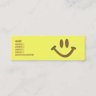 Carte De Visite Mini Visage heureux