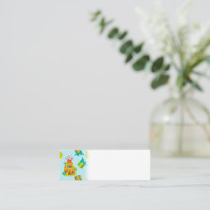Carte De Visite Mini Volcan Dinosaur Anniversaire Gâteau Dino Oeufs Bal