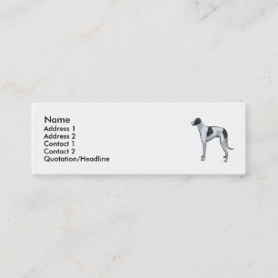 Carte De Visite Mini Whippet
